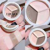 Three-color Concealer Highlight Repair Discoloration Resistant