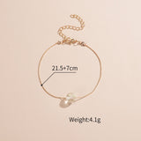 Personalized Women's Anklet Acrylic Luminous Beads