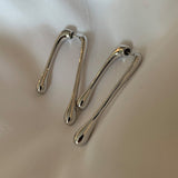 Personalized Heavy Metal High-grade Large Circle Retro Design Earrings