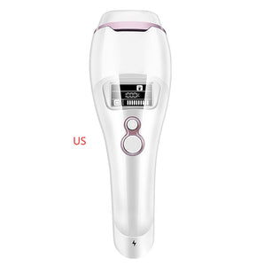 Laser freezing point hair removal device
