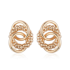 Personalized Heavy Metal High-grade Large Circle Retro Design Earrings