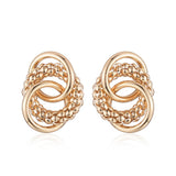 Personalized Heavy Metal High-grade Large Circle Retro Design Earrings