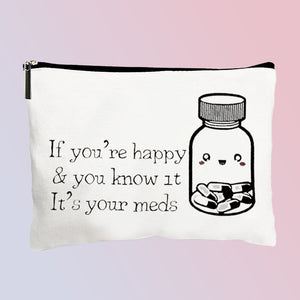 Pill Cosmetic Bag Coin Purse Portable Travel Storage Bag