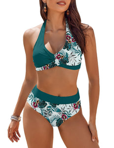 Fashion Printed Swimsuit Lady Sexy Bikini Suit