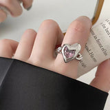 Ins Trendy Personality Ring Women's Advanced Heavy Industry