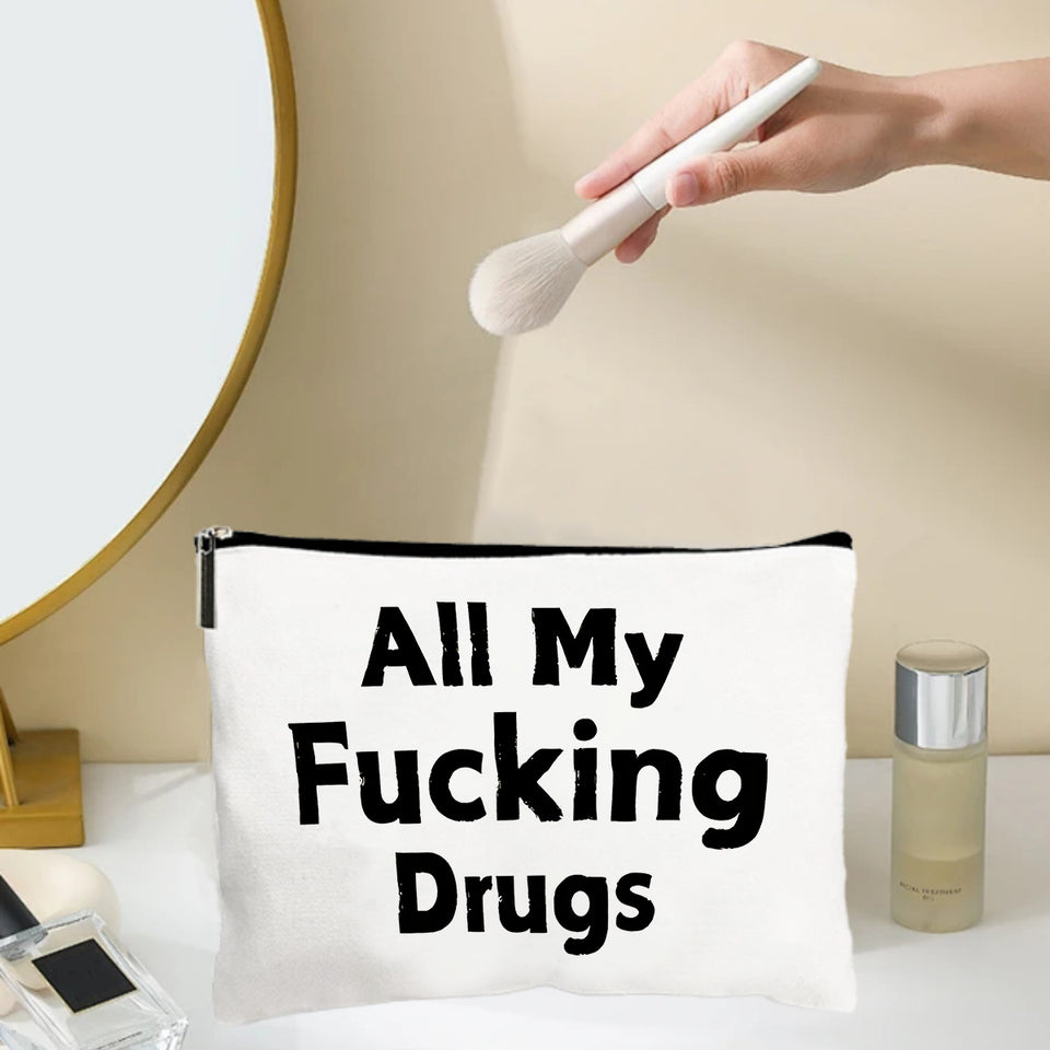 Pill Cosmetic Bag Coin Purse Portable Travel Storage Bag