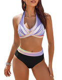 Fashion Printed Swimsuit Lady Sexy Bikini Suit