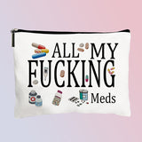 Pill Cosmetic Bag Coin Purse Portable Travel Storage Bag