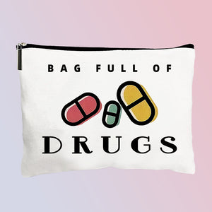 Pill Cosmetic Bag Coin Purse Portable Travel Storage Bag