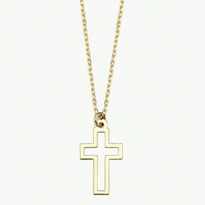 Women's Hollow Cross Pendant Necklace