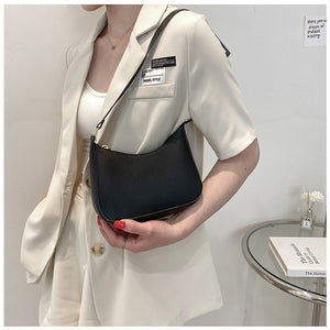 Women's Retro Portable Shoulder Underarm Bag Handbag